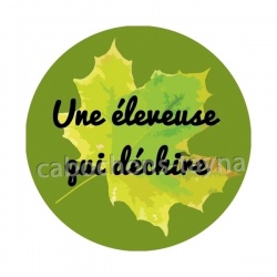 une éleveuse qui déchire