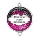 Connecteur Cabochon Argent - pour une super opticienne