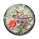 Cabochon Verre - chat