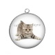 Pendentif Cabochon Argent - chaton