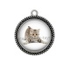 Pendentif Cabochon Argent - chaton