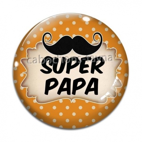 Cabochon Verre - super papa