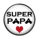 Cabochon Résine - super papa