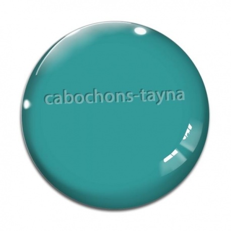 Cabochon Verre - fond uni