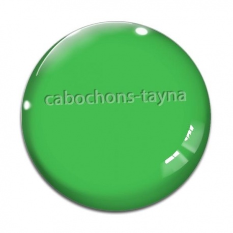 Cabochon Verre - fond uni