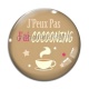 Cabochon Verre - j'peux pas j'ai cocooning