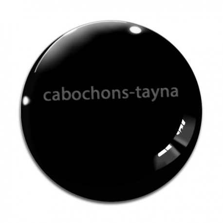 Cabochon Verre - fond uni