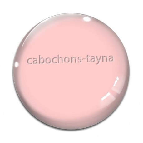 Cabochon Verre - fond uni