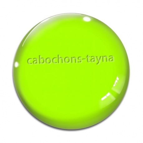 Cabochon Verre - fond uni