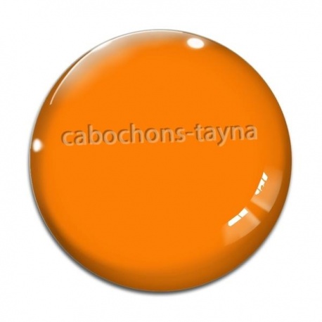 Cabochon Verre - fond uni