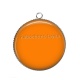Pendentif Cabochon Argent - fond uni