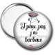 Miroir de poche - j'peux pas j'ai barbeuc