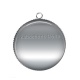 Pendentif Cabochon Argent - fond uni