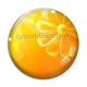 Cabochon Verre - fond fleur
