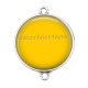 Connecteur Cabochon Argent - fond 