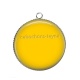 Pendentif Cabochon Argent - fond 