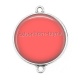 Connecteur Cabochon Argent - fond 