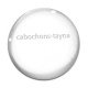 Cabochon Verre - fond blanc