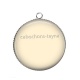 Pendentif Cabochon Argent - fond 
