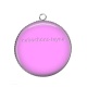 Pendentif Cabochon Argent - fond 