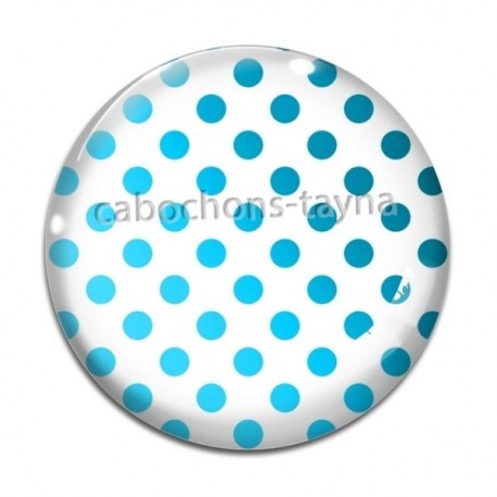 Cabochon Verre - pois