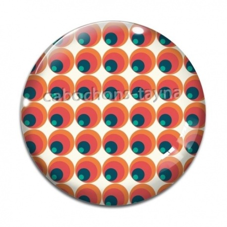 Cabochon Verre - pois