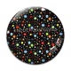 Cabochon Verre - pois étoile