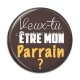 Cabochon Résine - veux tu être mon parrain