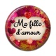Cabochon Résine - ma fille d'amour