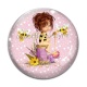 Cabochon Verre - petite fille