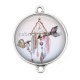 Connecteur Cabochon Argent -  DREAMCATCHER