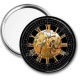 Miroir de poche - pendule Steampunk 