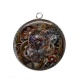 Pendentif Cabochon Argent - Steampunk