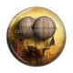 Cabochon Résine - montgolfière Steampunk
