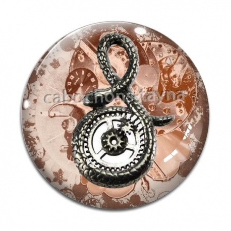 Cabochon Verre - Steampunk