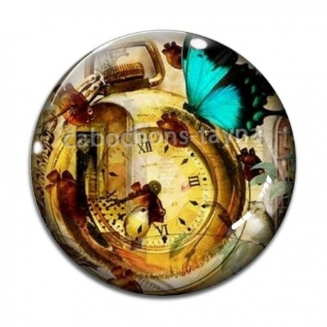 Cabochon Verre - Steampunk