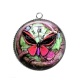 Pendentif Cabochon Argent - Steampunk
