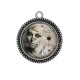 Pendentif Cabochon Argent - Steampunk