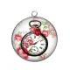 Pendentif Cabochon Argent - Steampunk