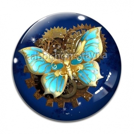 Cabochon Verre -  Steampunk