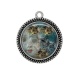 Pendentif Cabochon Argent -  Steampunk