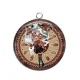 Pendentif Cabochon Argent -  Steampunk