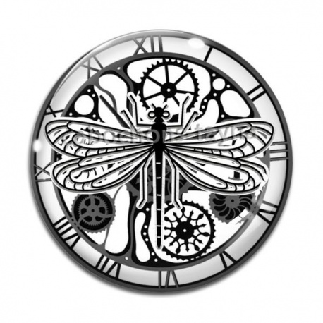 Cabochon Verre -  Steampunk