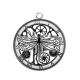 Pendentif Cabochon Argent -  Steampunk