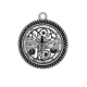 Pendentif Cabochon Argent -  Steampunk