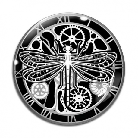 Cabochon Verre -  Steampunk