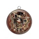 Pendentif Cabochon Argent -  Steampunk