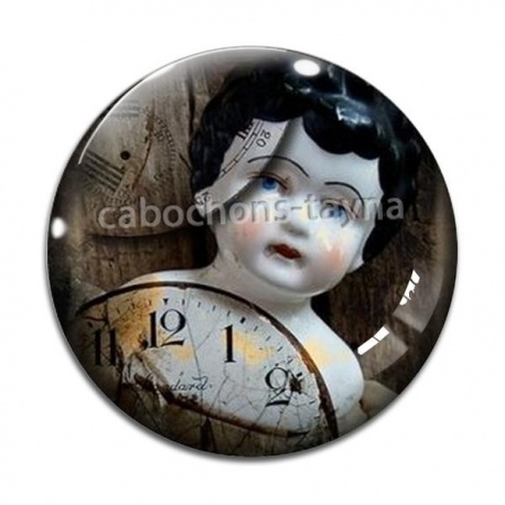 Cabochon Verre -  Steampunk