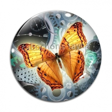 Cabochon Verre -  Steampunk
