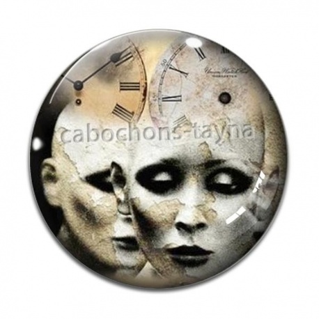 Cabochon Verre -  Steampunk